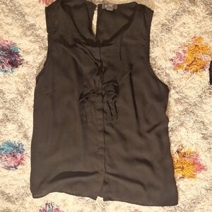 Kenneth Cole Reaction Black Sleeveless Blouse